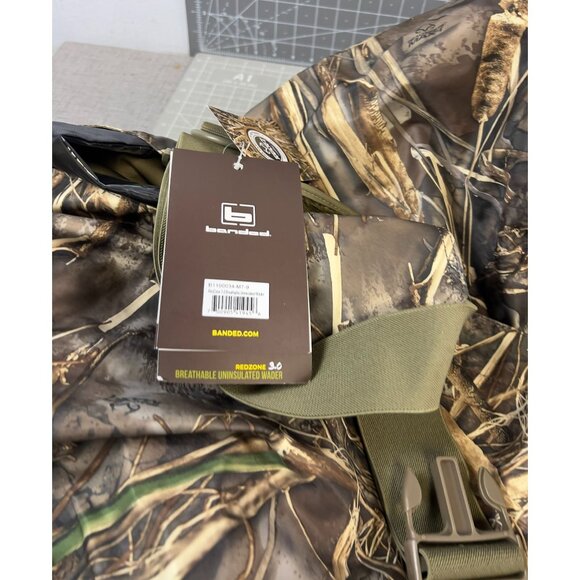 Banded RedZone 3.0 Breathable Chest Waders Realtree Max-7 Mens Size 9 - Picture 2 of 11